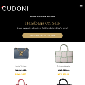 OPEN ME FOR UP TO 60% OFF HANDBAGS!