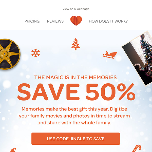 Holiday Memories Are Never In Short Supply | Save 50%
