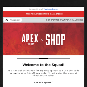 Welcome to the Apex Legends Shop Squad!