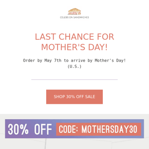 30% Off! Last Chance!