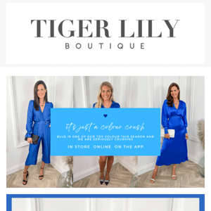 It's Just A Colour Crush, Tiger Lily Boutique 💙