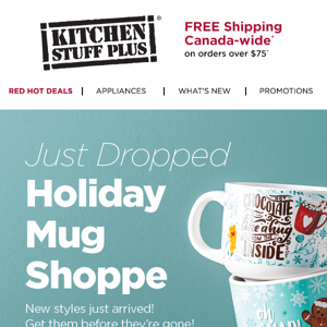 NOW OPEN: The Holiday Mug Shoppe