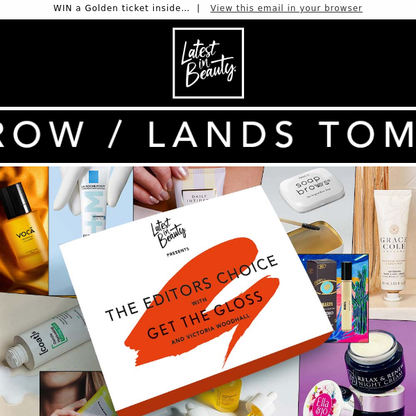 NEWS FLASH: Early launch offer on Get the Gloss edit