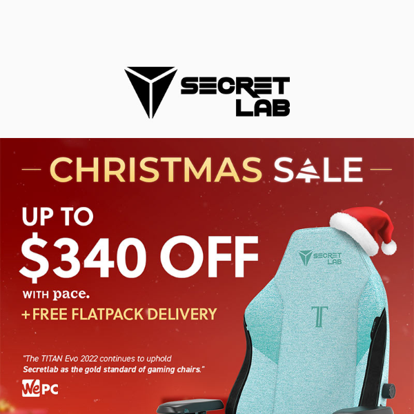 Secret lab discount boxing day sale