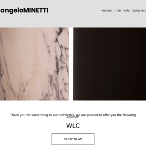 [Angelo Minetti] Newsletter voucher