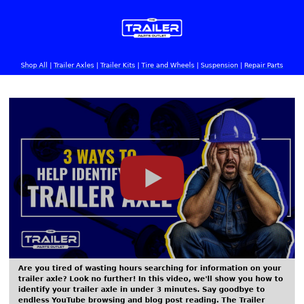 3 Quick Ways To Identify Your Trailer Axle