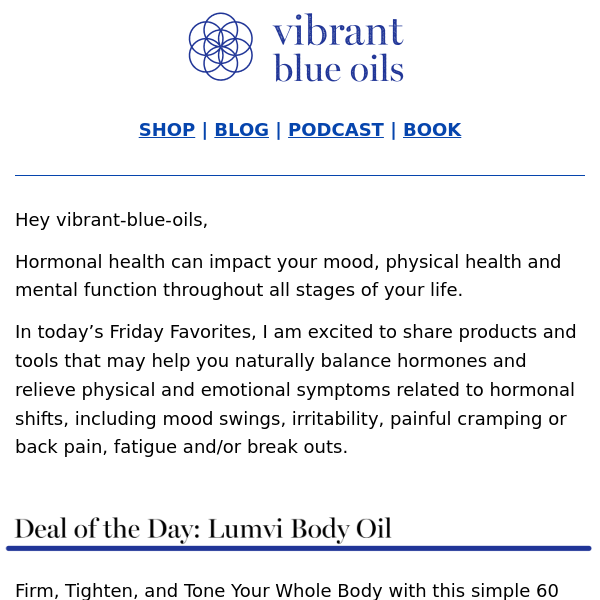 Friday Favorites: Boost Your Hormonal Health