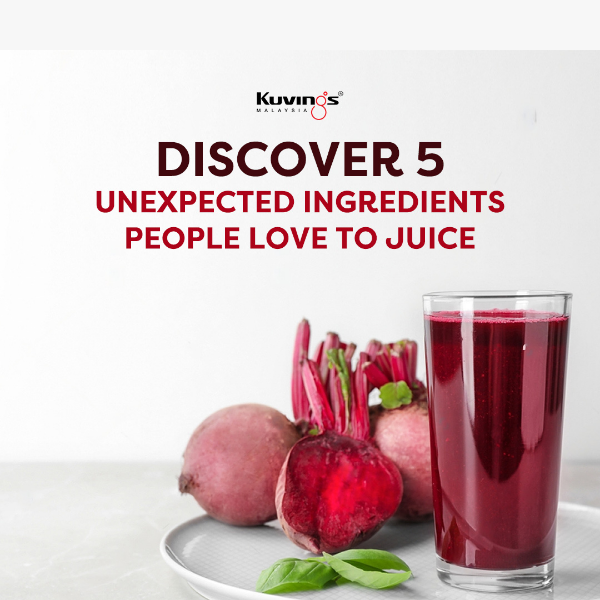 Discover 5 Unexpected Ingredients People Love To Juice