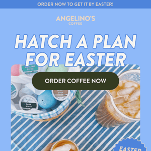 Surprise your guests this Easter! 🐰☕