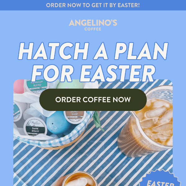 Surprise your guests this Easter! 🐰☕