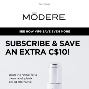 Save $10 on Modere CellProof Bakuchiol Booster