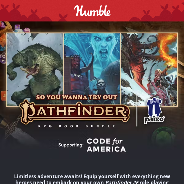 So you wanna try out Pathfinder? 🎲 Let's get started! - Humble Bundle