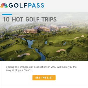 10 Hottest Golf Destinations To Visit in 2023