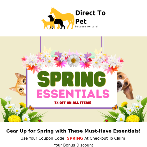 Step into Spring with the Ultimate Essentials!