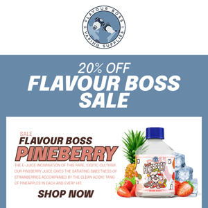 Flavour Boss Sale