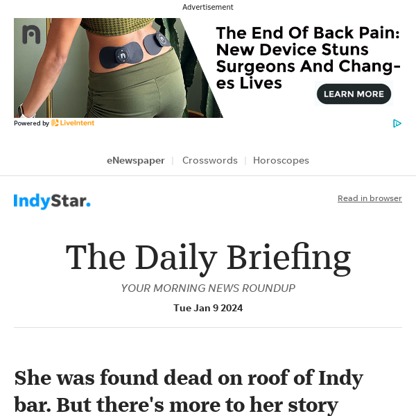 She was found dead on roof of Indy bar. But there's more to her story