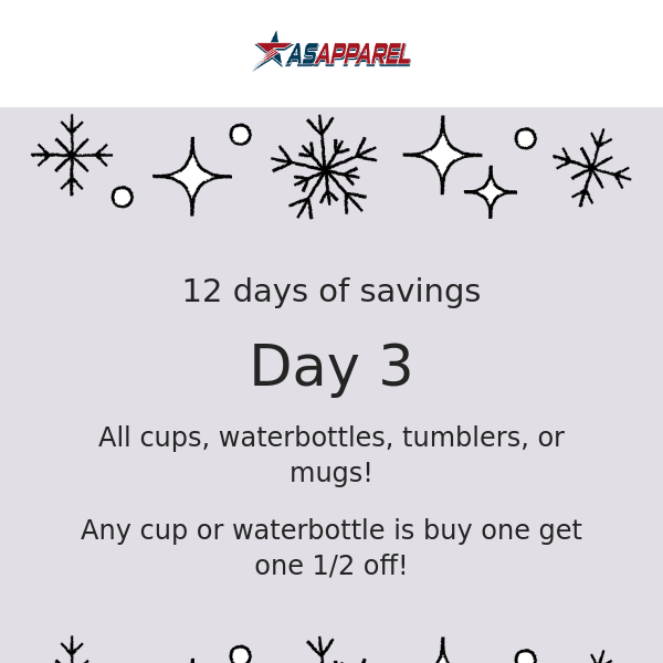 12 Days of Savings Day 3! Come Shop With Us!