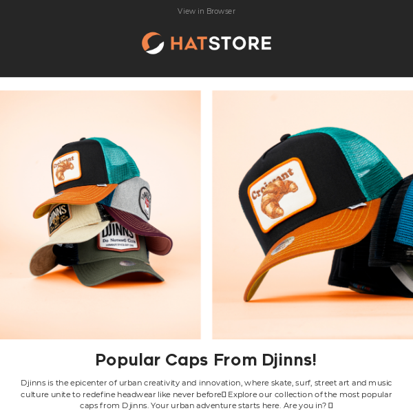 🏄‍♂️Discover Our Popular Caps From Djinns