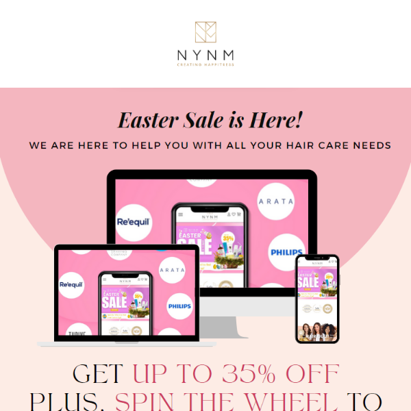 NYNM's Easter Sale is Live! Where have you been?