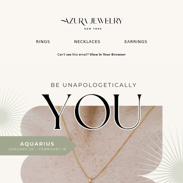 Dazzling Jewelry for the Free-Spirited Aquarians ♒