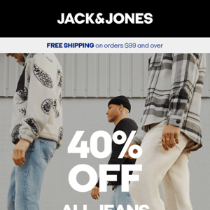 JEANS & PANTS: 40% off starts now 🙌