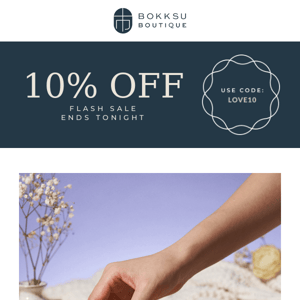 Don't miss 10% off