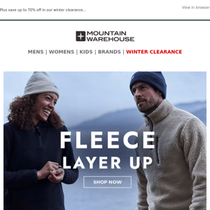 Save On Fleece | The Perfect Warm Layer