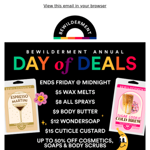 1-Day Only! $5 Wax Melts