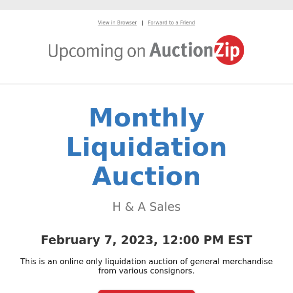 Monthly Liquidation Auction