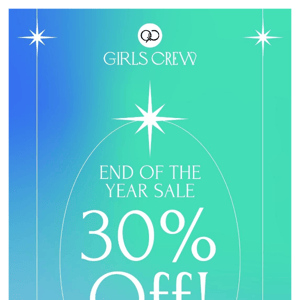 End of the Year Sale Starts NOW!
