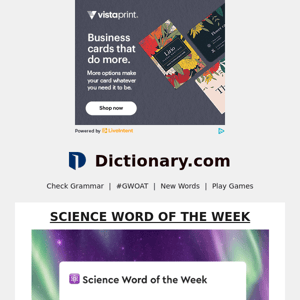 aurora | Science Word Of The Week