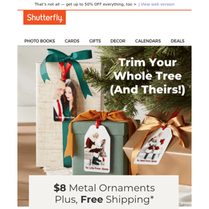 APPROVED: metal ornaments for $8 & FREE shipping