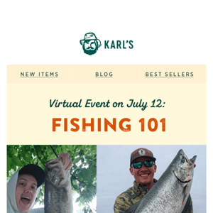 Join us for Fishing 101: A virtual event on the basics of fishing