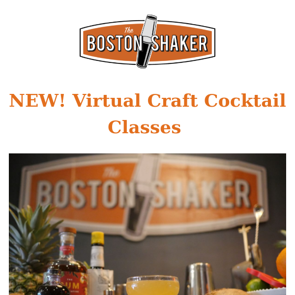 Spring Virtual Cocktail Classes are back!