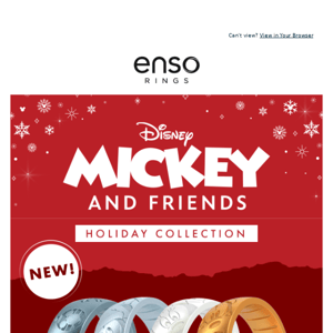 NEW Disney Holiday Rings