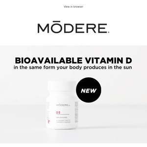 NEW Modere® D3 – Like a healthy dose of sunshine!
