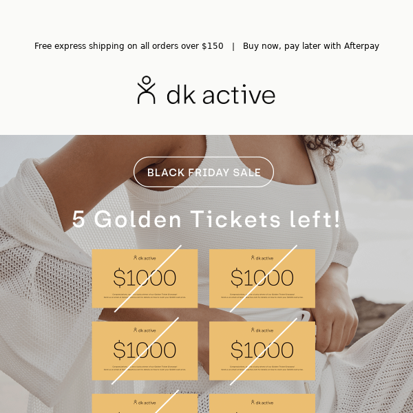 💰 5 x $1000 CASH Golden Tickets Left! 💰