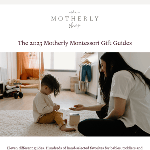 The 2023 Motherly Montessori Gift Guides 💜