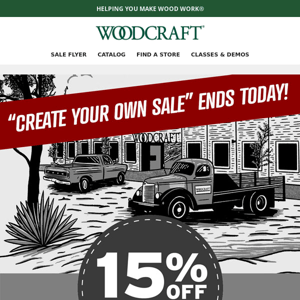 🚨 15% Off Create Your Own Sale — Ends Today! 🚨