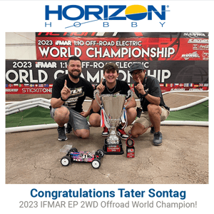 Congratulations Tater Sontag and Team Losi Racing!