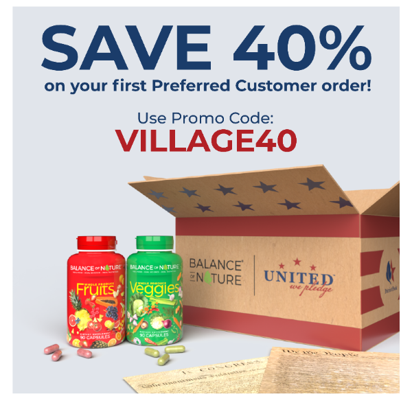 Fruits & Veggies now comes in an optional Patriot Pack!