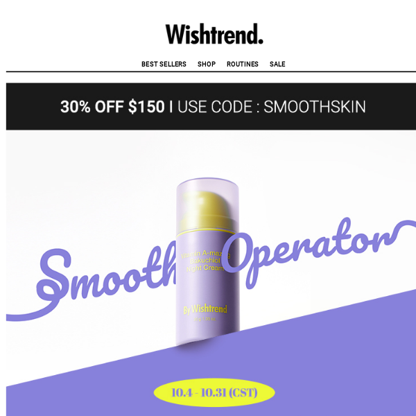 NEW PROMOTION for smooth skin!