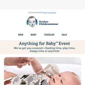 Sitewide Deals on Anything For Baby