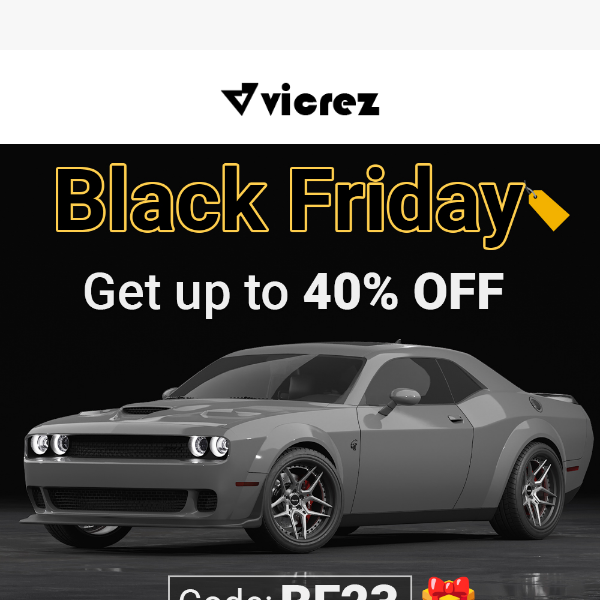 🔥 Black Friday Starts Now – Save Up to 40%!
