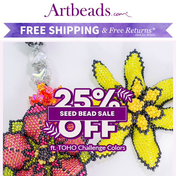 Seed Bead Savings Event: 25% Off 😍 Shop & SAVE 