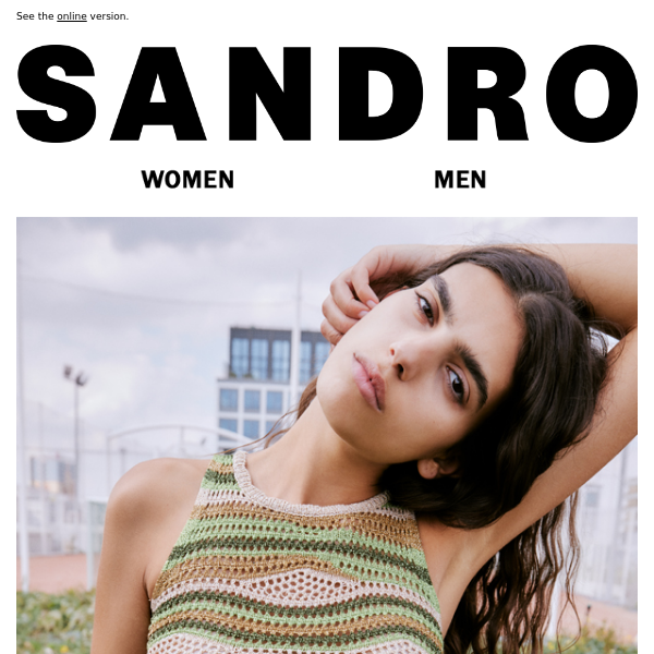 12月スーパーSALE 15％OFF】 ❤️22新作 ♡ Sandro クリーム色 ミニ