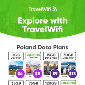 Plan Your Trip to Poland with TravelWifi!