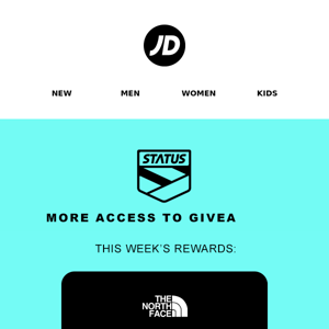 STATUS gives you access to exclusive rewards