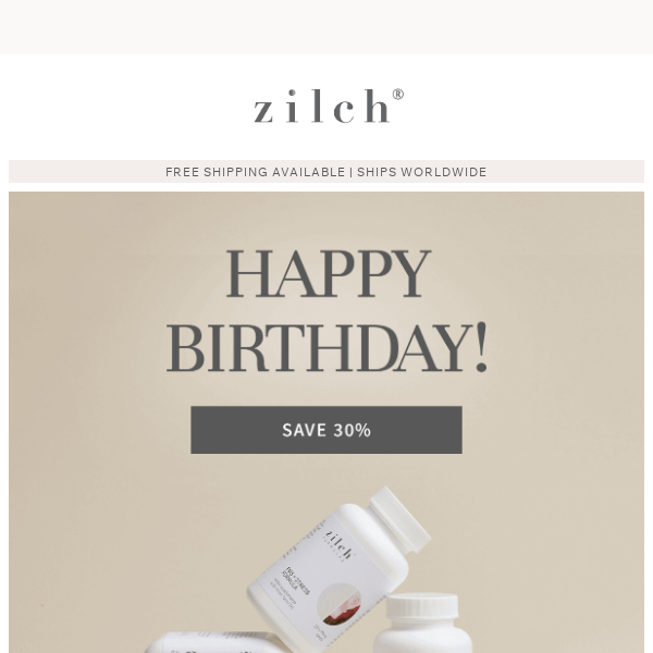 Happy Birthday Zilch Acne!