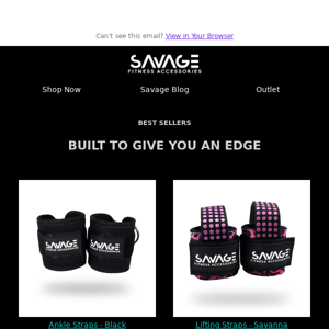 Savage Fitness Accessories This is what our athletes are loving ❤️